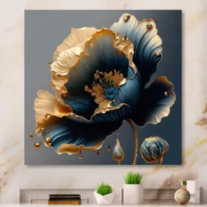 Elman Floral Metal Wall Art